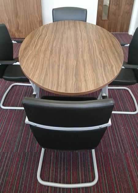 Elliptical Meeting Table