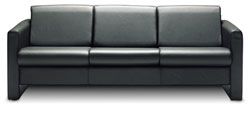 Aries Three Seat Sofa in Vintage Leather
