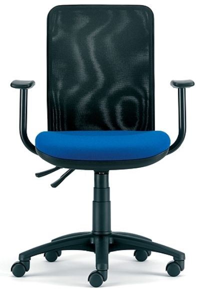 Air Mesh Back Operators Chair, Fixed 'T' Arms, Grp 1