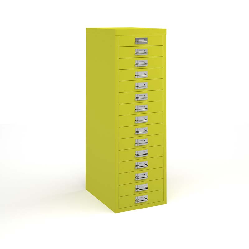 Multi Drawers Storage Unit, Bisley, Funky Colours, 3 Sizes