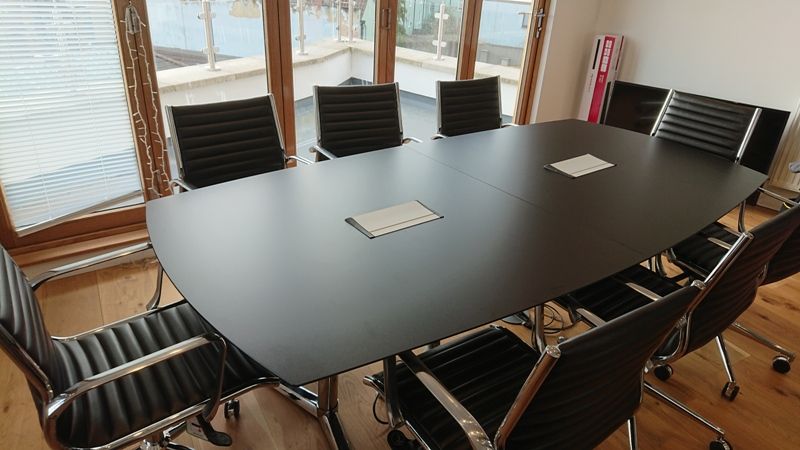 Black Meeting Table