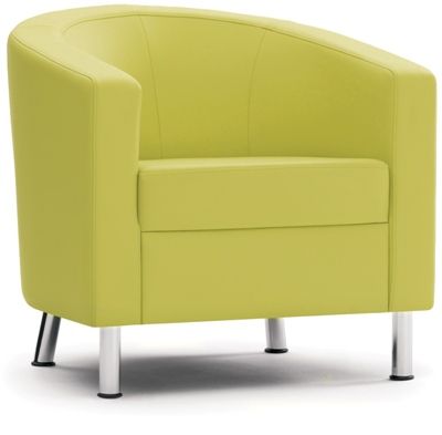 Bing Tub Armchair, Chrome Legs, Grp 1