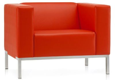 Box Single Seat Reception Sofa, Grp 1