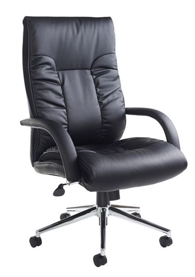 Derby Executive Chair, Black Faux Leather (DD)