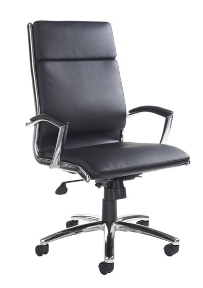 Florence High Back Leather Faced Executive Chair (DD)