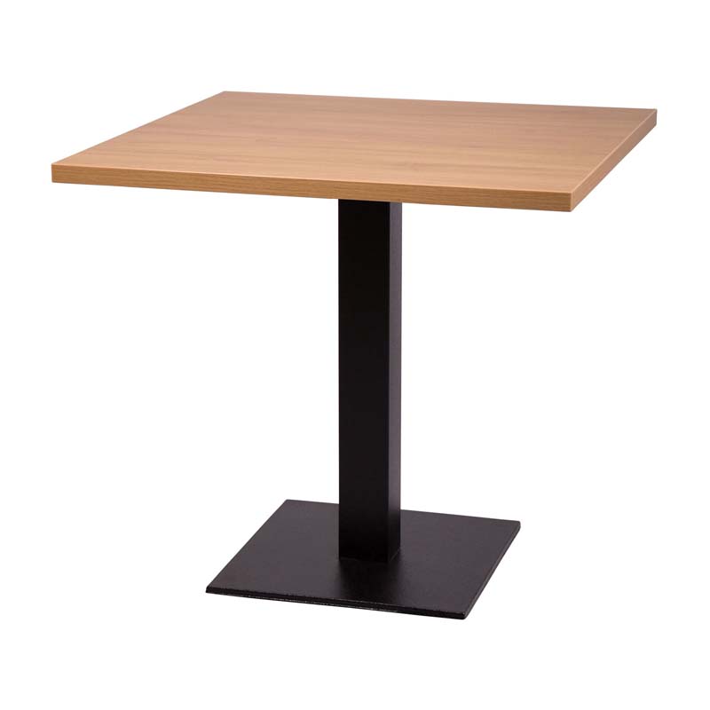 Forza Small Dining Table, Square Base with Werzalit Top 730mm H
