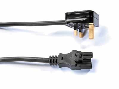 Mains Lead UK Plug to Pole Connector For Power Modules #