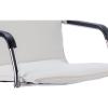 Echo Cantilever Chair With Arms White Soft Bonded Leather - view 3