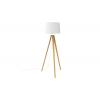 ssence Floor Standing Lamp with Wood Effect Shade