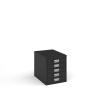 Bisley Multi-drawer Unit with 5 Drawers - Black