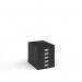 Bisley Multi-drawer Unit with 5 Drawers - Black