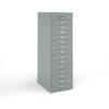 Bisley Multi-drawer Unit with 15 Drawers - Silver