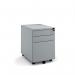 Mobile Office Pedestal Drawer Unit Silver