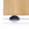 Narrow Rectangular Desk, Panel Leg Detail M25 range