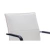 Echo Cantilever Chair With Arms White Soft Bonded Leather - view 6