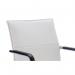 Echo Cantilever Chair With Arms White Soft Bonded Leather - view 6