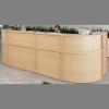 Denver Modular Reception Desk Straight Hutch Unit 1600 - view 3