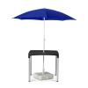 Vibe Cafe Table showing Optional Parasol and Base (at extra cost)