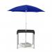Vibe Cafe Table showing Optional Parasol and Base (at extra cost)