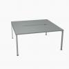  OGI Y Bench Desk with Aluminium Top and Aluminium Legs