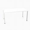 Ogi Y Desk White Top with White Legs