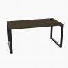  OGI Q Desk Chestnut Top with Anthracite Ring Leg