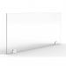 Protective Plexiglass Office Desk Divider Screen 600mm High  - view 1