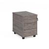 M25 3 Drawer Mobile Pedestal in Grey Oak