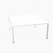  OGI Y Bench Desk with White Top and White Legs