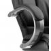 Galloway Cantilever Chair With Arms Black Leather - view 2