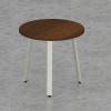 Round Office Meeting Table, OGI A Range,  Angled Steel Legs - view 1