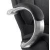 Galloway Executive Chair With Arms #Black/Blue# Fabric - view 3