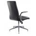 Martinez High Back Leather Faced Exec Chair Grey/Black (DD) - view 3