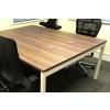 SPECIAL OFFER  Walnut Meeting Table 1800mm x 1610mm OGI Y Bench Table - view 3