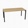 Ogi Y Desk Candian Oak Top with Anthracite Legs