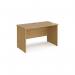 Narrow Rectangular Desk, 1200w Oak Finish, M25 range