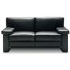 Taurus Two Seat Sofa in Std Black leather - view 1