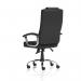 Moore Deluxe Executive Chair Black Leather With Arms - view 5