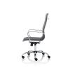 Nola Executive Chair High Back Soft Bonded Leather #Black/White - view 3