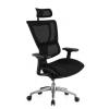 Mirus Ergonomic Chair Mesh/Fabric Black Frame with H/rest - view 1