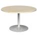 M25 Circular Maple Meeting Table 1200