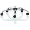 Nola Executive Chair Medium Back Soft Bonded Leather #Black/White - view 4