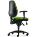 Solar Operator Chair in Green Fabric