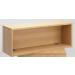 Denver Modular Reception Desk Straight Hutch Unit 1600 - view 1