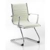 Nola Cantilever Meeting Chair in Bonded Leather - view 2