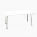 OGI A Desk with White Top and Legs