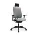 W7 Office Chair, (SO) "Green" Model, Dondola, 03 Armrests. MP Fabric Seat, MR Fabric Backrest,  Blk Base - view 4