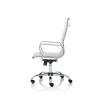Nola Executive Chair High Back Soft Bonded Leather #Black/White - view 10