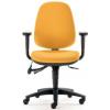 Solar Desk Chair Shown In Yellow Fabric