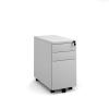 Slim Mobile Office Pedestal Drawer Unit White